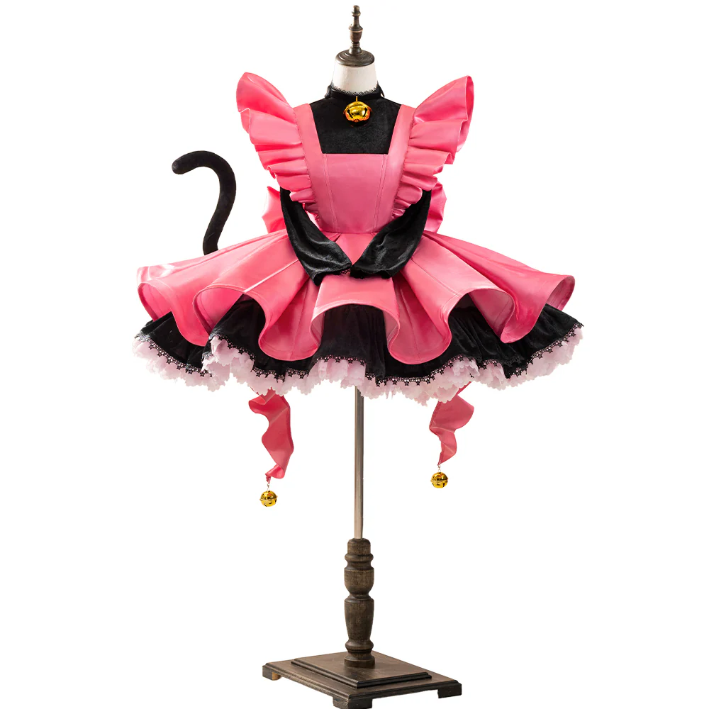 DokiDoki-SR Anime Card Captor Sakura Cosplay Thunder Card Kinomoto Sakura Costume Cute Black Cat Suit Dress Women Cardcaptor Sakura - Image 5