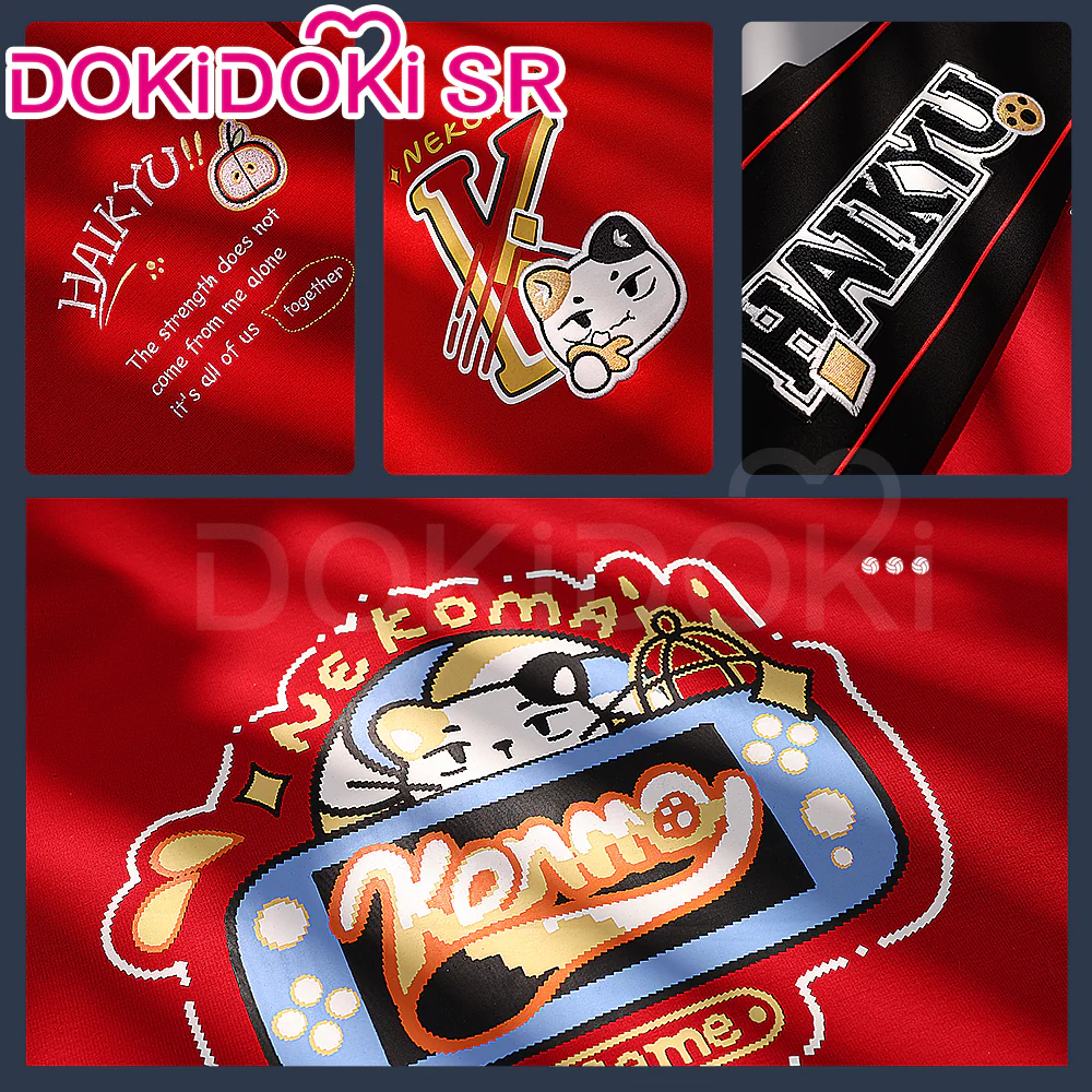 【Ready For Ship】【Last Batch】DokiDoki-SR Anime Cosplay High School Baseball Jacket Costume Black / Red / Green - Image 2
