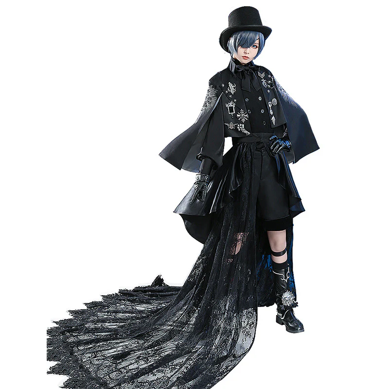 【Ready For Ship】DokiDoki-SR Anime Cosplay Ciiel Phaantomhiive Costume 15th Anniversary Cosplay - Image 5