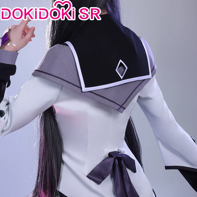 【Ready For Ship】DokiDoki-SR Anime Cosplay Costume Grey Battle Dress - Image 4