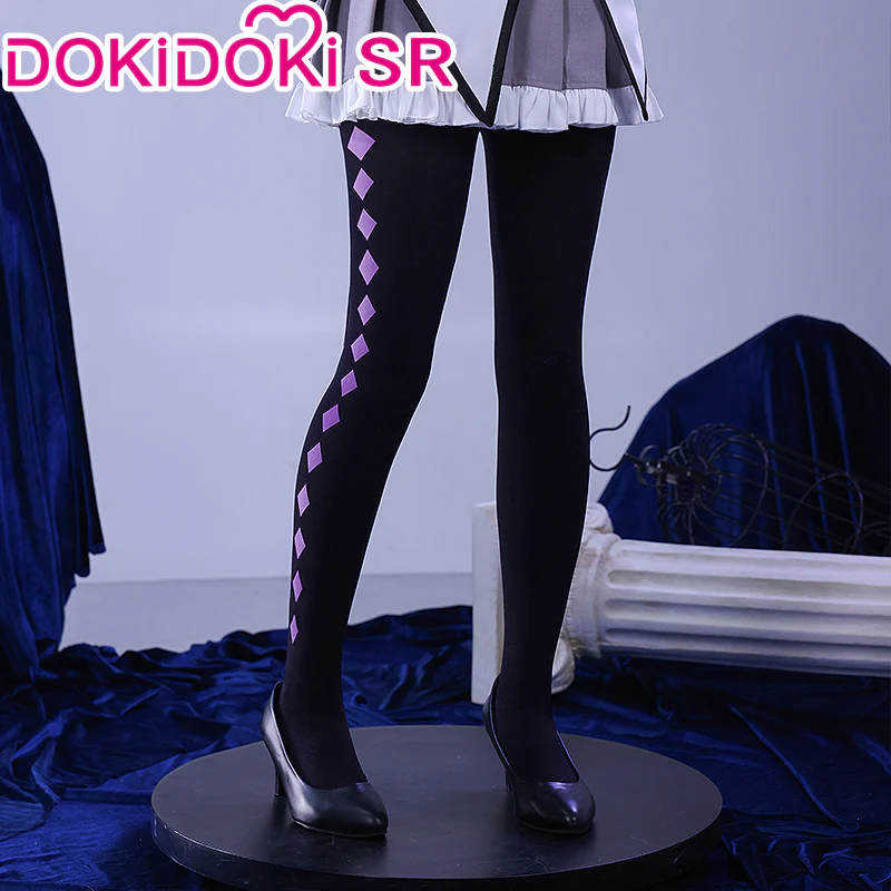 【Ready For Ship】DokiDoki-SR Anime Cosplay Costume Grey Battle Dress - Image 5