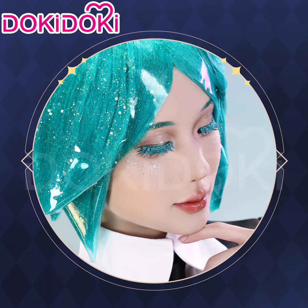 DokiDoki Anime Land of the Lustrous Cosplay Phosphophyllite / Cinnabar / Antarctic / Morganite Eyelashes Prop - Image 2