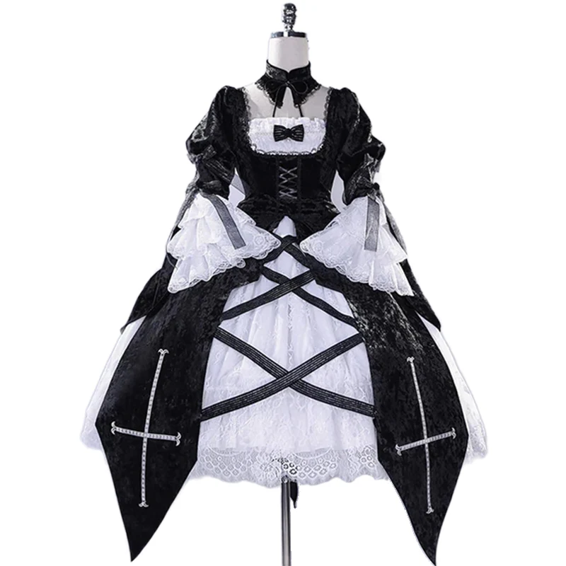 DokiDoki-R Anime Rozen Maiden Cosplay Suigintou Mercury-vapor Lamp Costume Lolita - Image 6