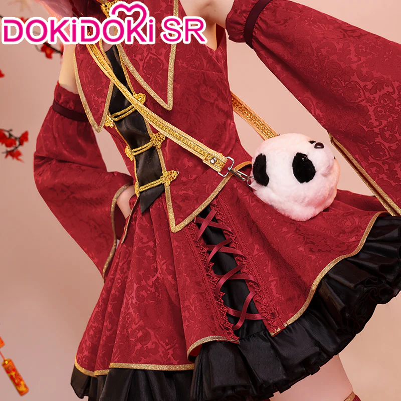 【Last Batch】DokiDoki-SR Anime Shugo Chara Cosplay Hinamori Amu Costume Chinese Style Dress - Image 2