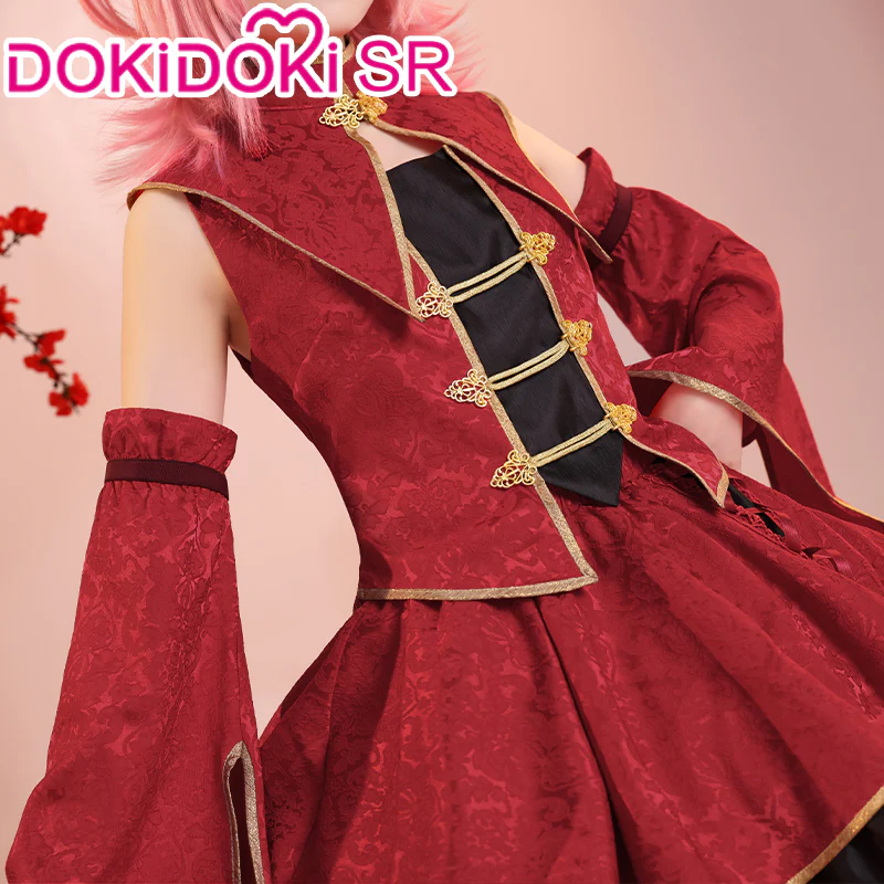 【Last Batch】DokiDoki-SR Anime Shugo Chara Cosplay Hinamori Amu Costume Chinese Style Dress - Image 3