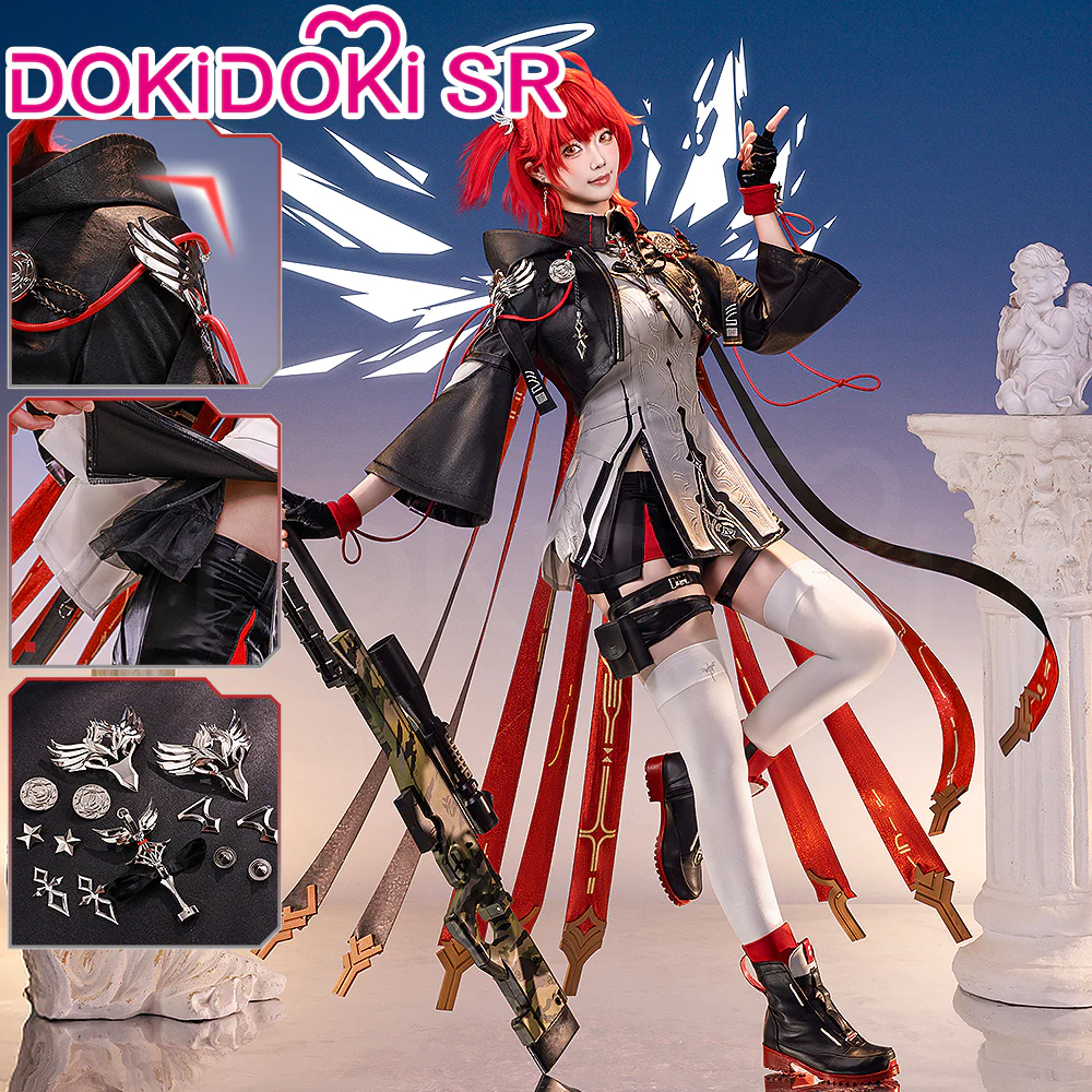 DokiDoki-SR Game Arknights Cosplay Exusiai the New Covenant Costume