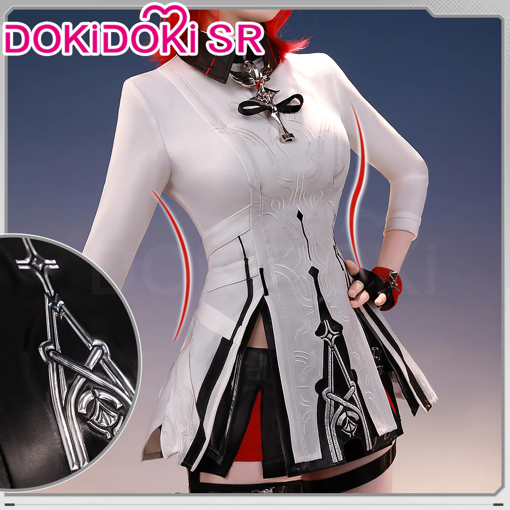 DokiDoki-SR Game Arknights Cosplay Exusiai the New Covenant Costume - Image 3