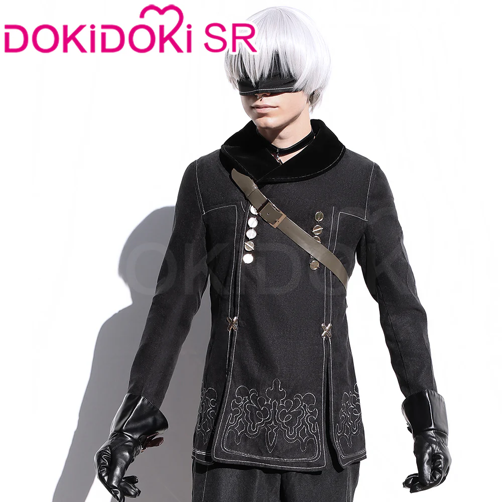 【Ready For Ship】DokiDoki-SR Game Cosplay Cotsume Black Coat - Image 2