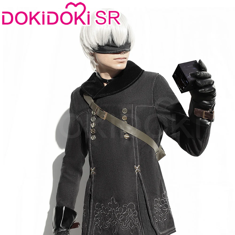 【Ready For Ship】DokiDoki-SR Game Cosplay Cotsume Black Coat - Image 3
