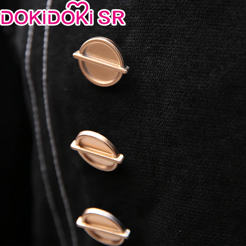 【Ready For Ship】DokiDoki-SR Game Cosplay Cotsume Black Coat - Image 5
