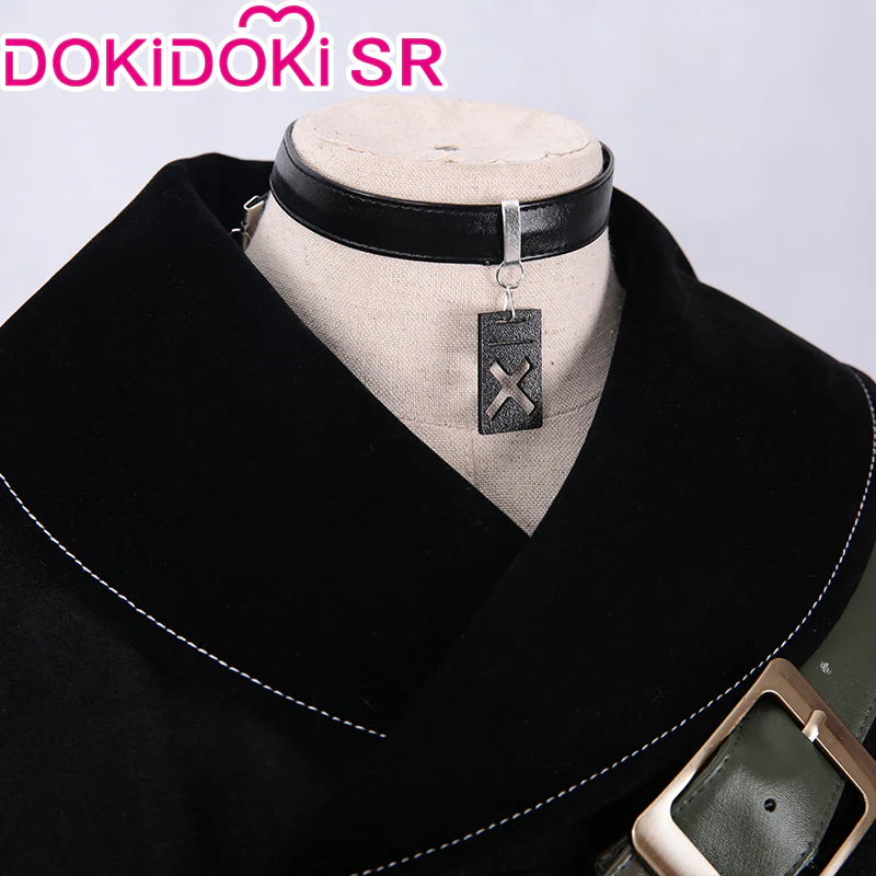 【Ready For Ship】DokiDoki-SR Game Cosplay Cotsume Black Coat - Image 6