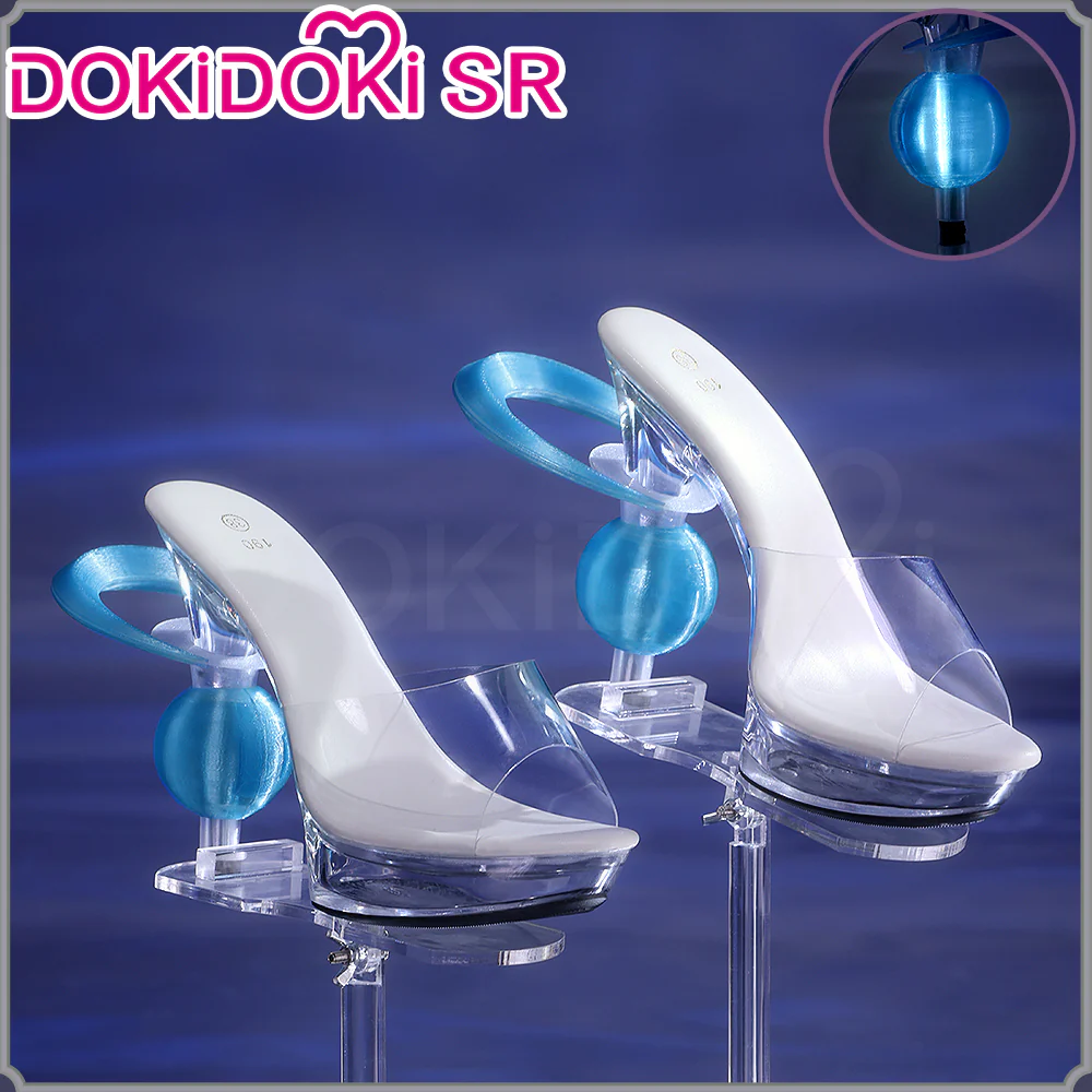 DokiDoki-SR Game Genshin Impact Cosplay Columbina Shoes Moon Maiden Song of the Welkin Moon Nod Krai