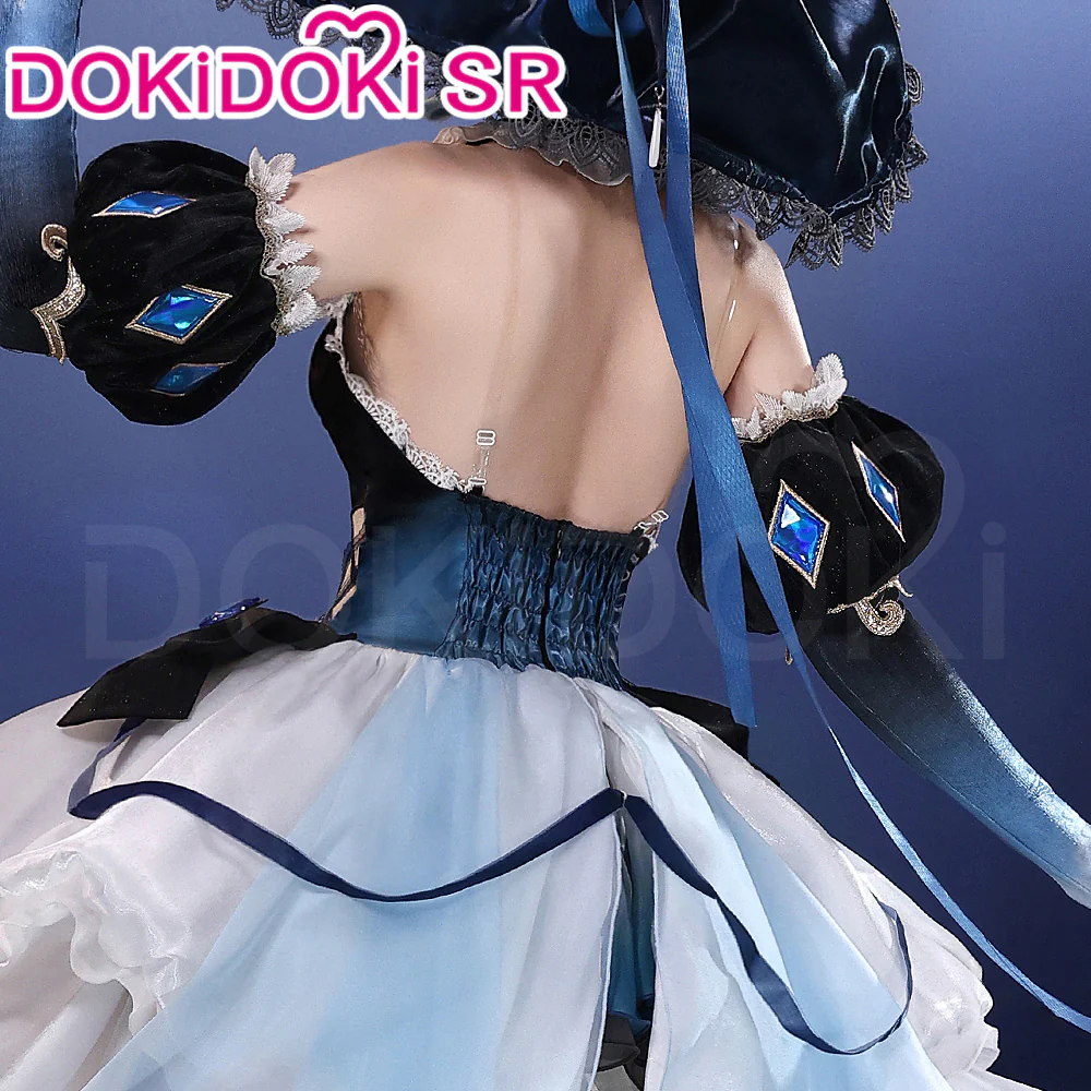 DokiDoki-SR Game Genshin Impact Cosplay Furina Costume Letter from the Deep Sea Doujin Fontaine Focalors Hydro Archon - Image 5