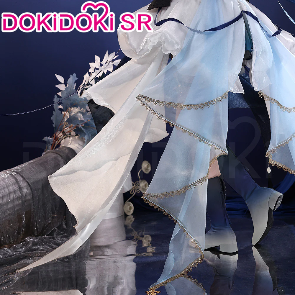 DokiDoki-SR Game Genshin Impact Cosplay Furina Costume Letter from the Deep Sea Doujin Fontaine Focalors Hydro Archon - Image 6