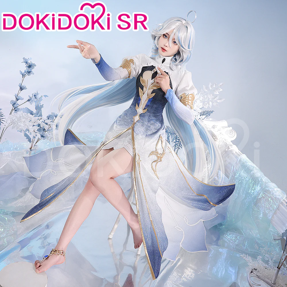 【Ready For Ship】【Last Batch】DokiDoki-SR Game Genshin Impact Cosplay Focalors Hydro Archon Costume Fontaine Furina God of Justice