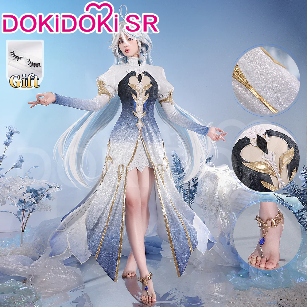 【Ready For Ship】【Last Batch】DokiDoki-SR Game Genshin Impact Cosplay Focalors Hydro Archon Costume Fontaine Furina God of Justice - Image 2