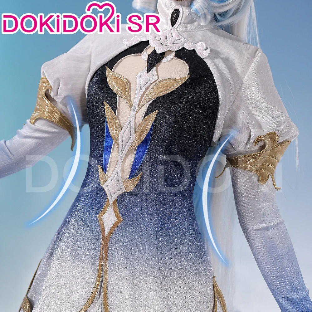 【Ready For Ship】【Last Batch】DokiDoki-SR Game Genshin Impact Cosplay Focalors Hydro Archon Costume Fontaine Furina God of Justice - Image 5