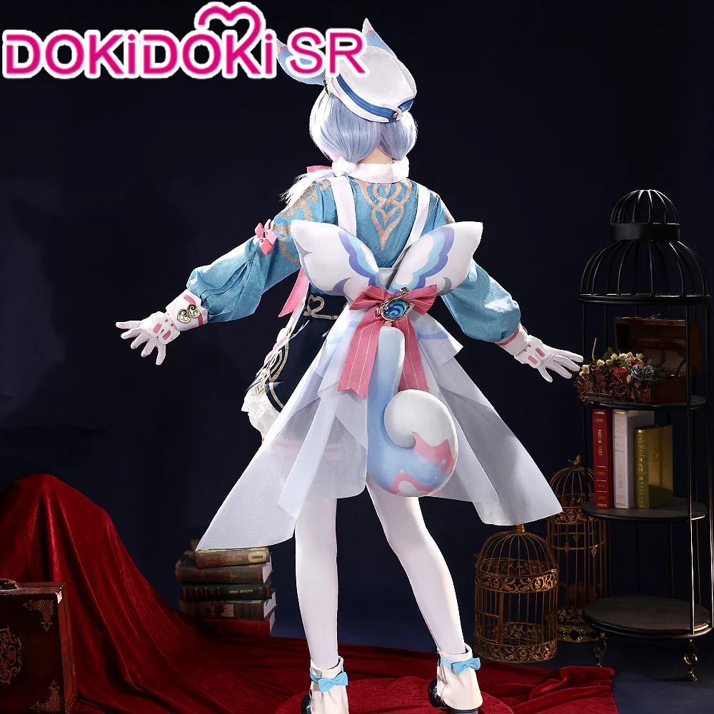 DokiDoki-SR Game Genshin Impact Cosplay Fontaine Sigewinne Costume / Shoes Women - Image 2