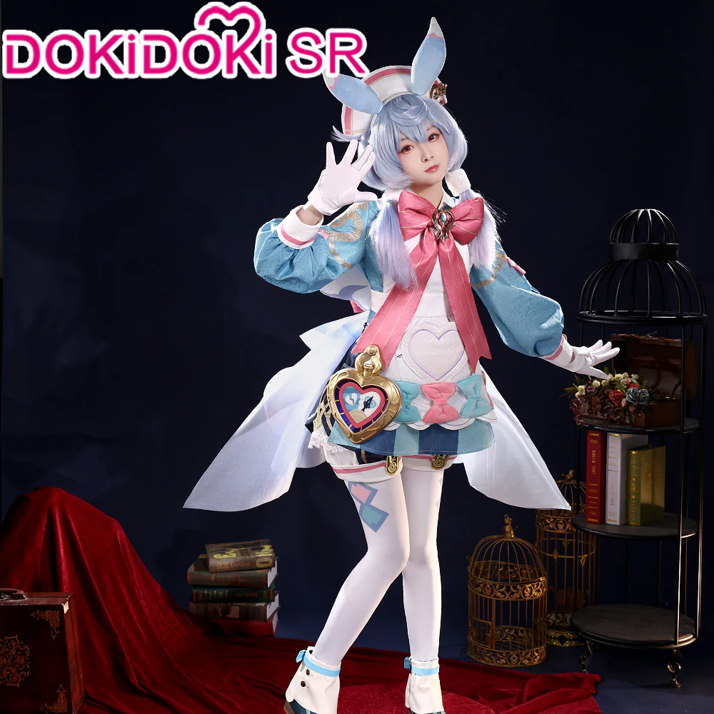 DokiDoki-SR Game Genshin Impact Cosplay Fontaine Sigewinne Costume / Shoes Women - Image 3
