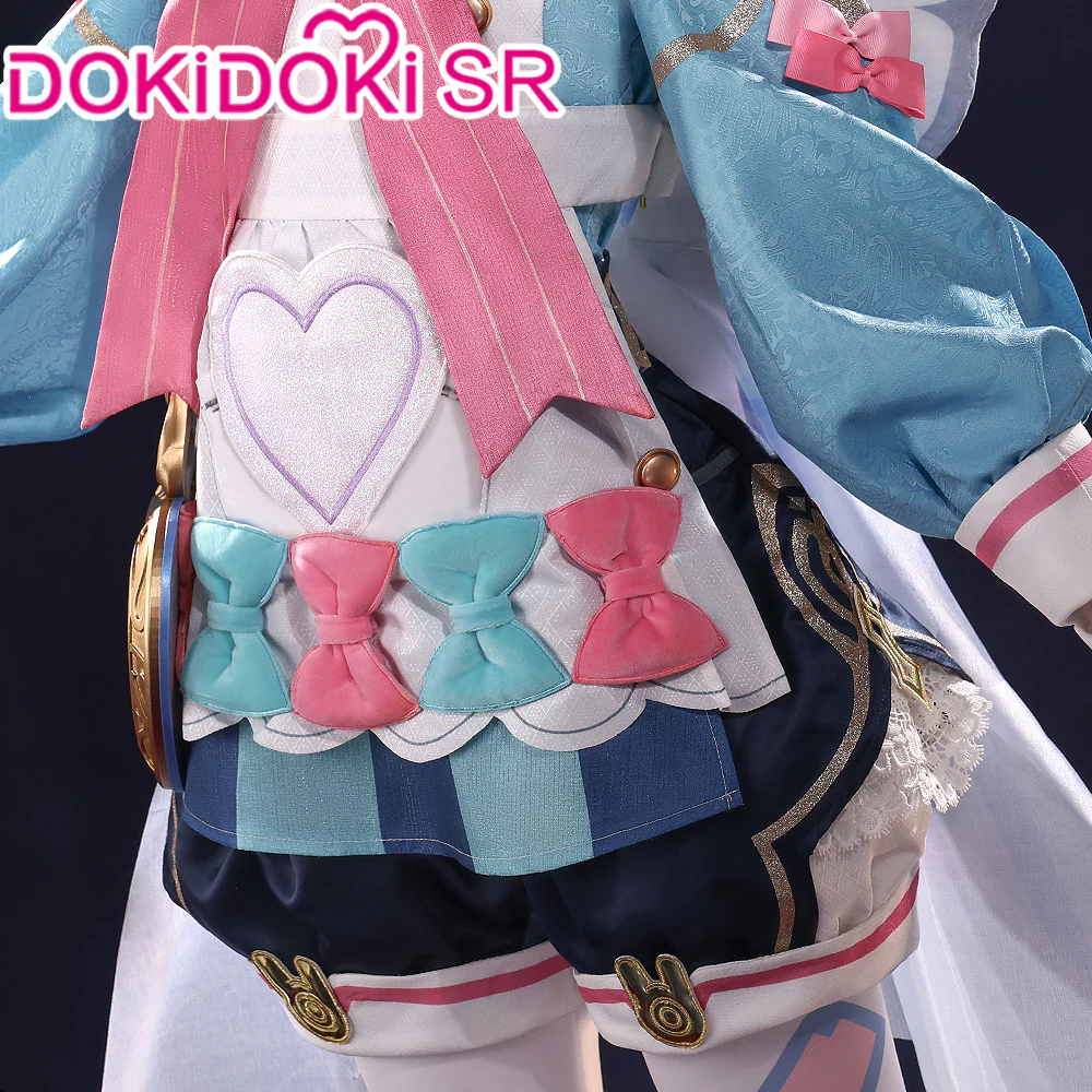DokiDoki-SR Game Genshin Impact Cosplay Fontaine Sigewinne Costume / Shoes Women - Image 4