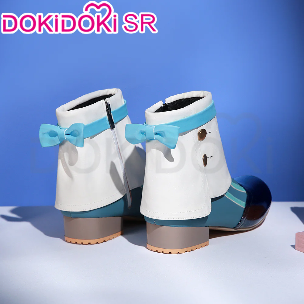 DokiDoki-SR Game Genshin Impact Cosplay Fontaine Sigewinne Costume / Shoes Women - Image 6