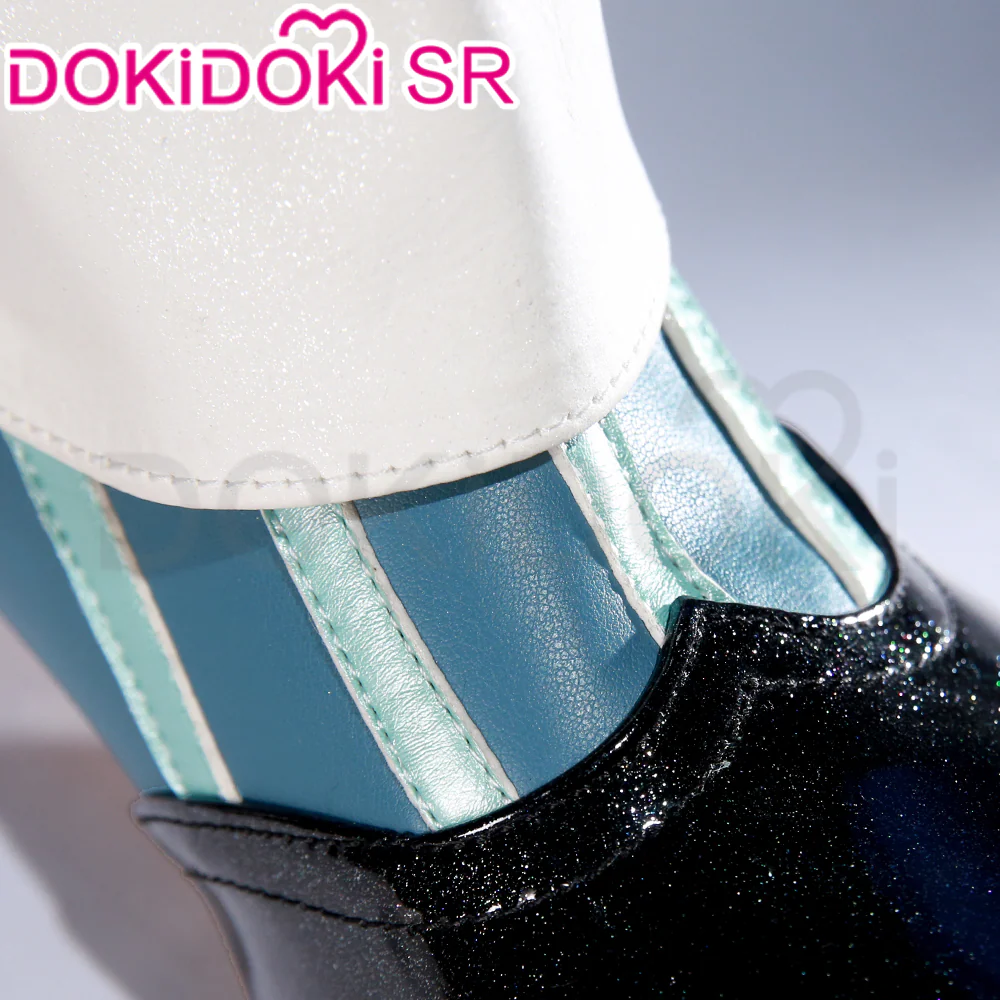 DokiDoki-SR Game Genshin Impact Cosplay Fontaine Sigewinne Costume / Shoes Women - Image 9