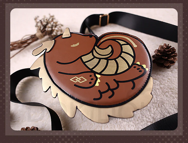 DokiDoki-SR Game Genshin Impact Cosplay Tartaglia / Zhong Li Doujin Bag Hat ZhongLi Childe - Image 10