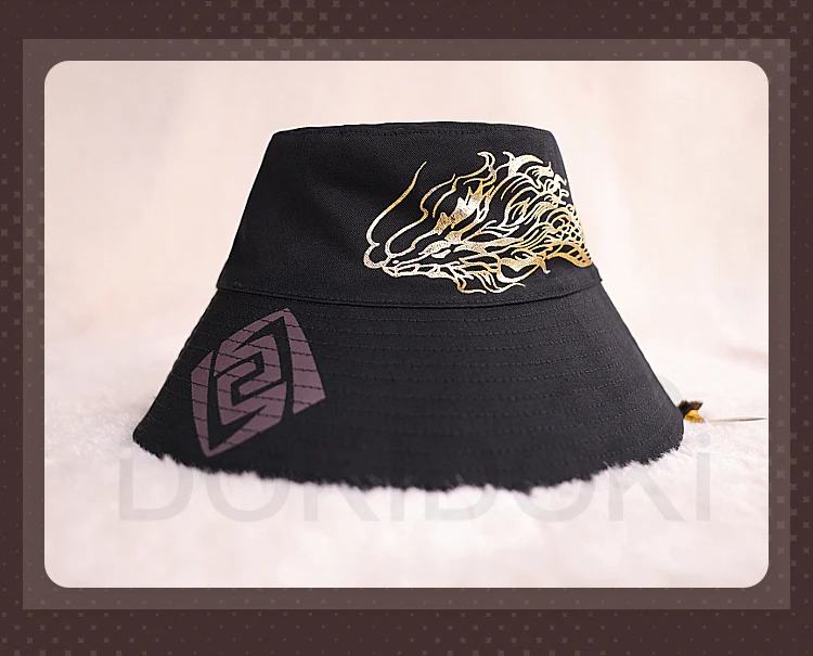 DokiDoki-SR Game Genshin Impact Cosplay Tartaglia / Zhong Li Doujin Bag Hat ZhongLi Childe - Image 11