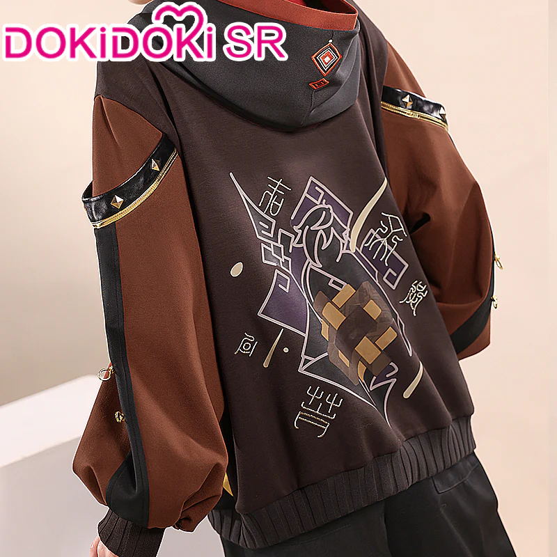 DokiDoki-SR Game Genshin Impact Cosplay Tartaglia / Zhong Li Doujin Bag Hat ZhongLi Childe - Image 4