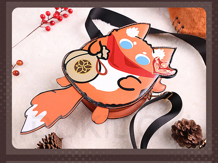 DokiDoki-SR Game Genshin Impact Cosplay Tartaglia / Zhong Li Doujin Bag Hat ZhongLi Childe - Image 7