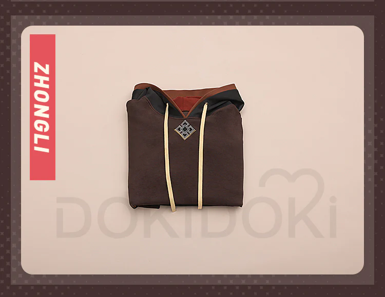 DokiDoki-SR Game Genshin Impact Cosplay Tartaglia / Zhong Li Doujin Bag Hat ZhongLi Childe - Image 9