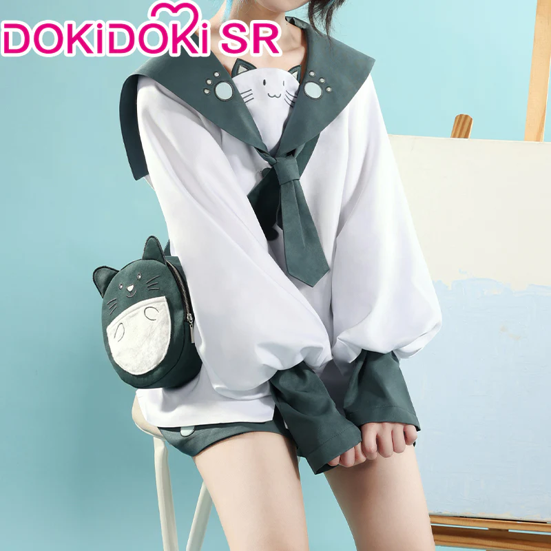 【Last Batch】DokiDoki-SR Game Genshin Impact Cosplay Xiao Costume Cute Cat Casual - Image 3