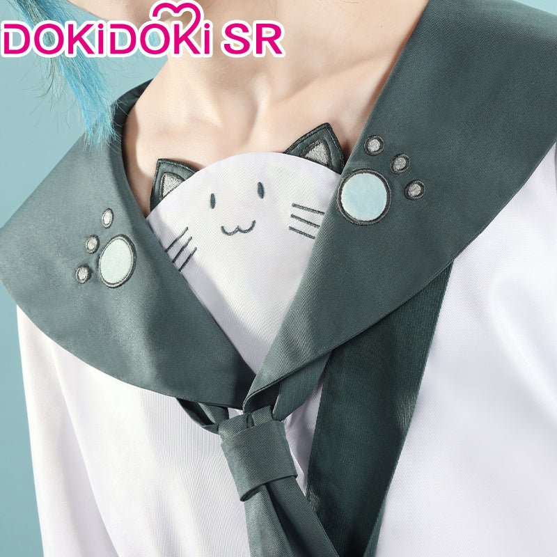 【Last Batch】DokiDoki-SR Game Genshin Impact Cosplay Xiao Costume Cute Cat Casual - Image 4