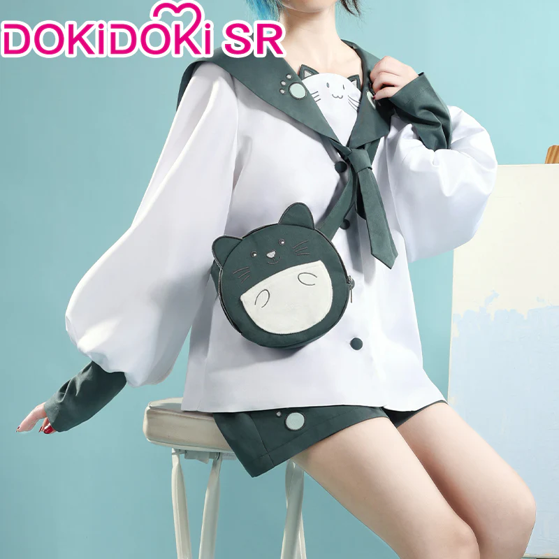 【Last Batch】DokiDoki-SR Game Genshin Impact Cosplay Xiao Costume Cute Cat Casual - Image 5