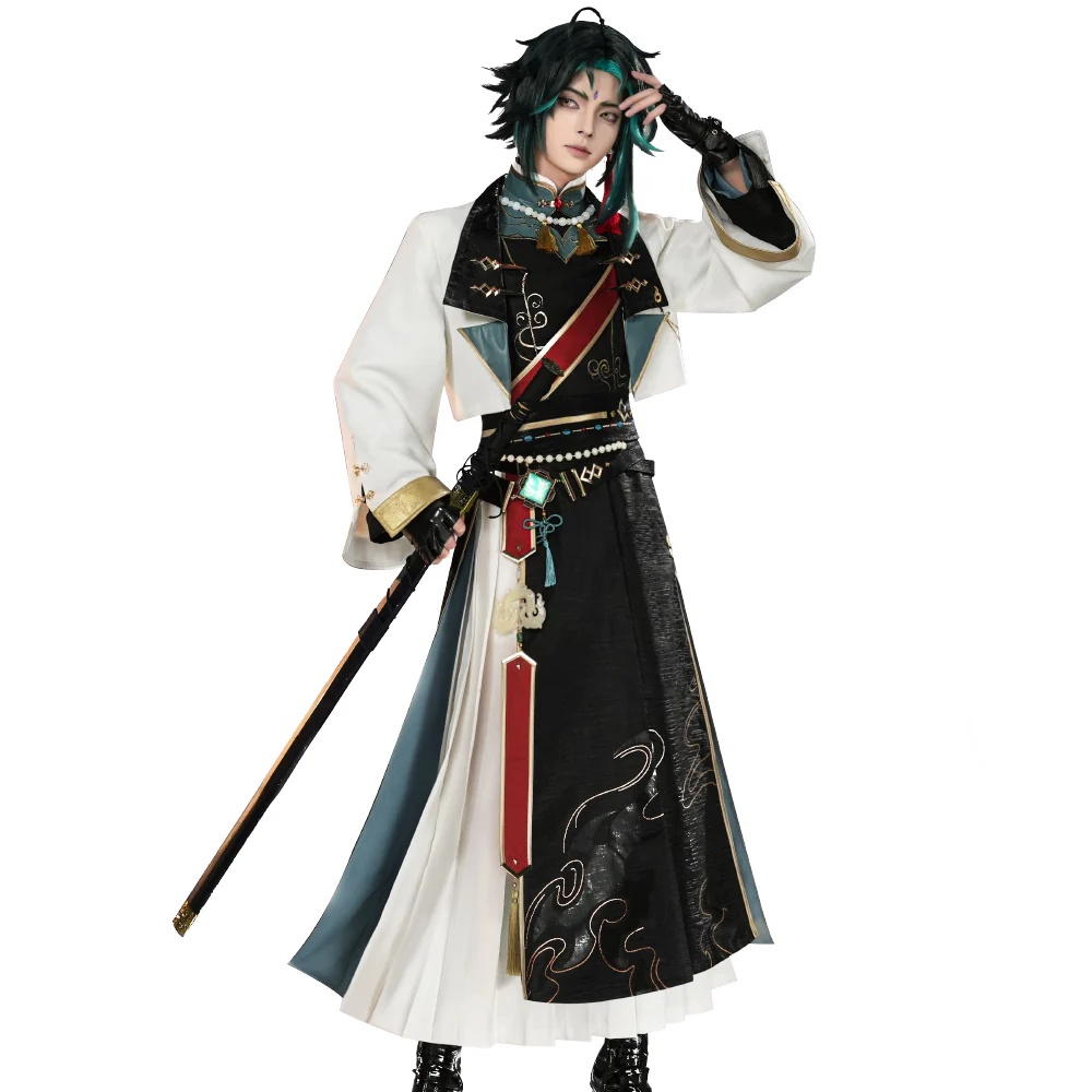 DokiDoki-SR Game Genshin Impact Cosplay Xiao Costume Shadow Doujin - Image 5