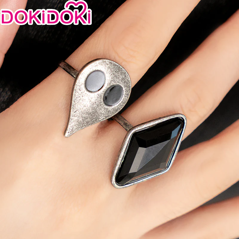 【Ready For Ship】DokiDoki  Game Genshin Impact Hutao Cosplay Hu Tao Ring Halloween - Image 3