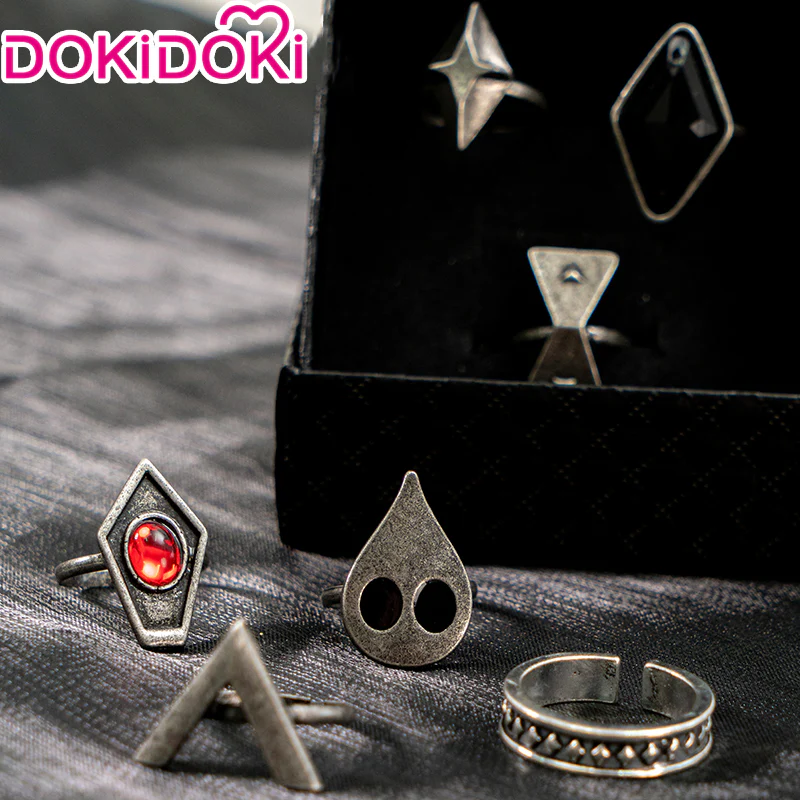 【Ready For Ship】DokiDoki  Game Genshin Impact Hutao Cosplay Hu Tao Ring Halloween - Image 5