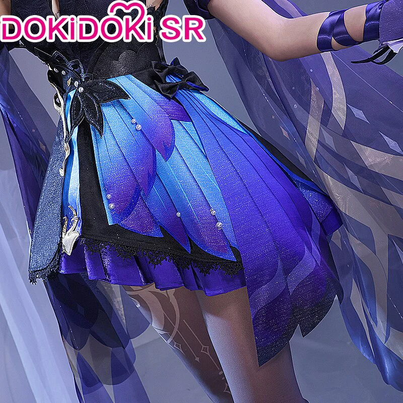 【Partially Ready For Ship】DokiDoki-SR Game Genshin Impact Keqing Cosplay Costume Opulent Splendor Ke Qing - Image 3
