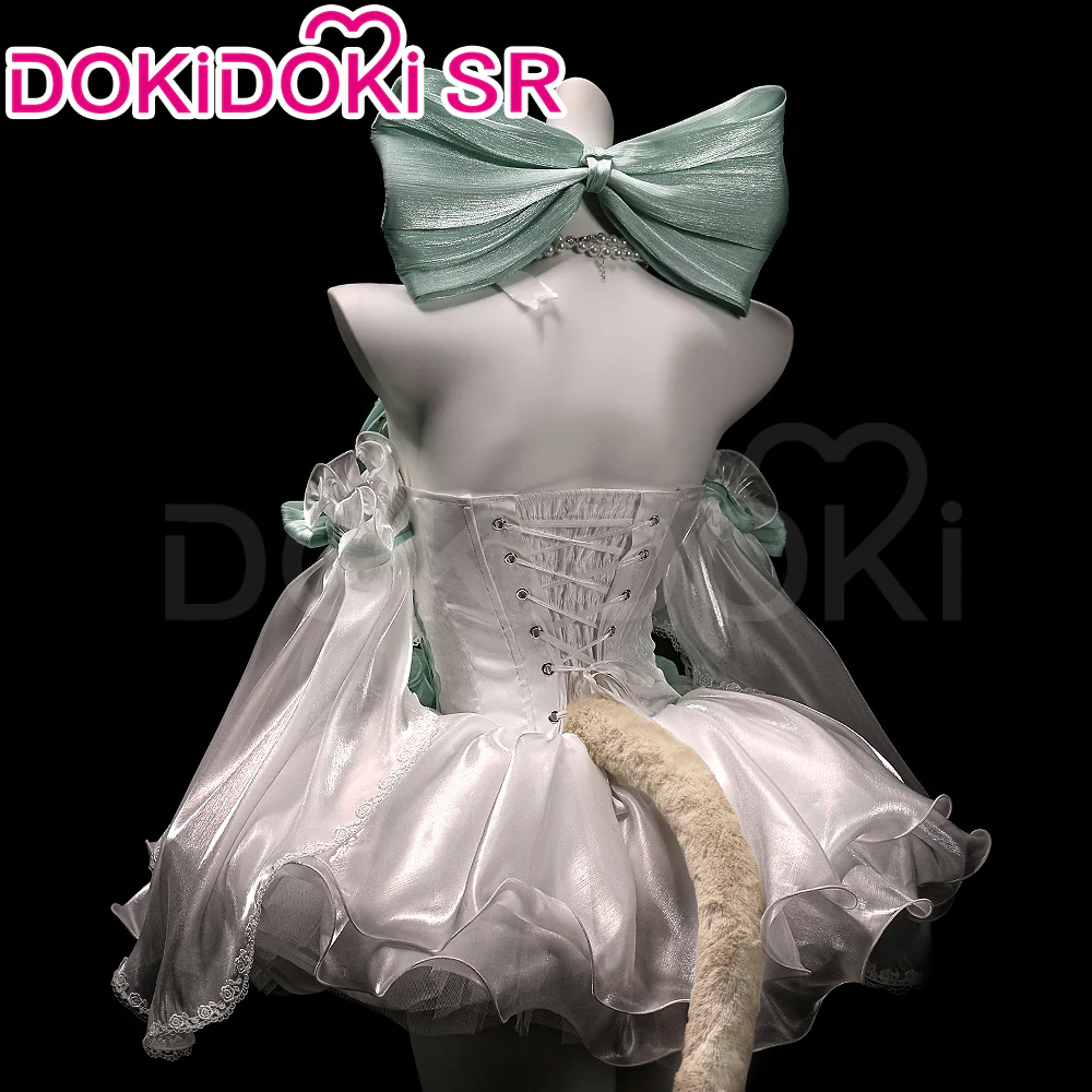 DokiDoki-SR Game Genshin Impact Lynette Costume Angel's Courtyard Doujin Dress - Image 2