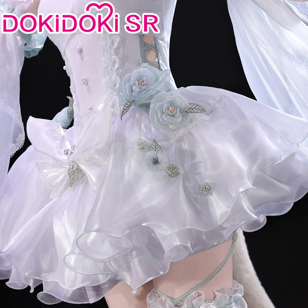 DokiDoki-SR Game Genshin Impact Lynette Costume Angel's Courtyard Doujin Dress - Image 6
