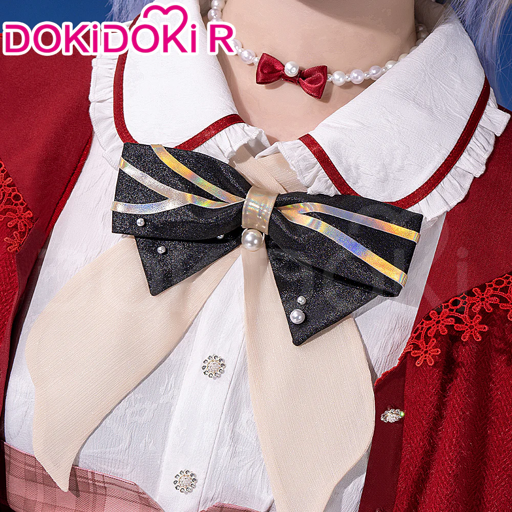 【In Stock】DokiDoki-R Game Genshin Impact Sangonomiya Kokomi x Akindo Sushiro Cosplay Costume - Image 3
