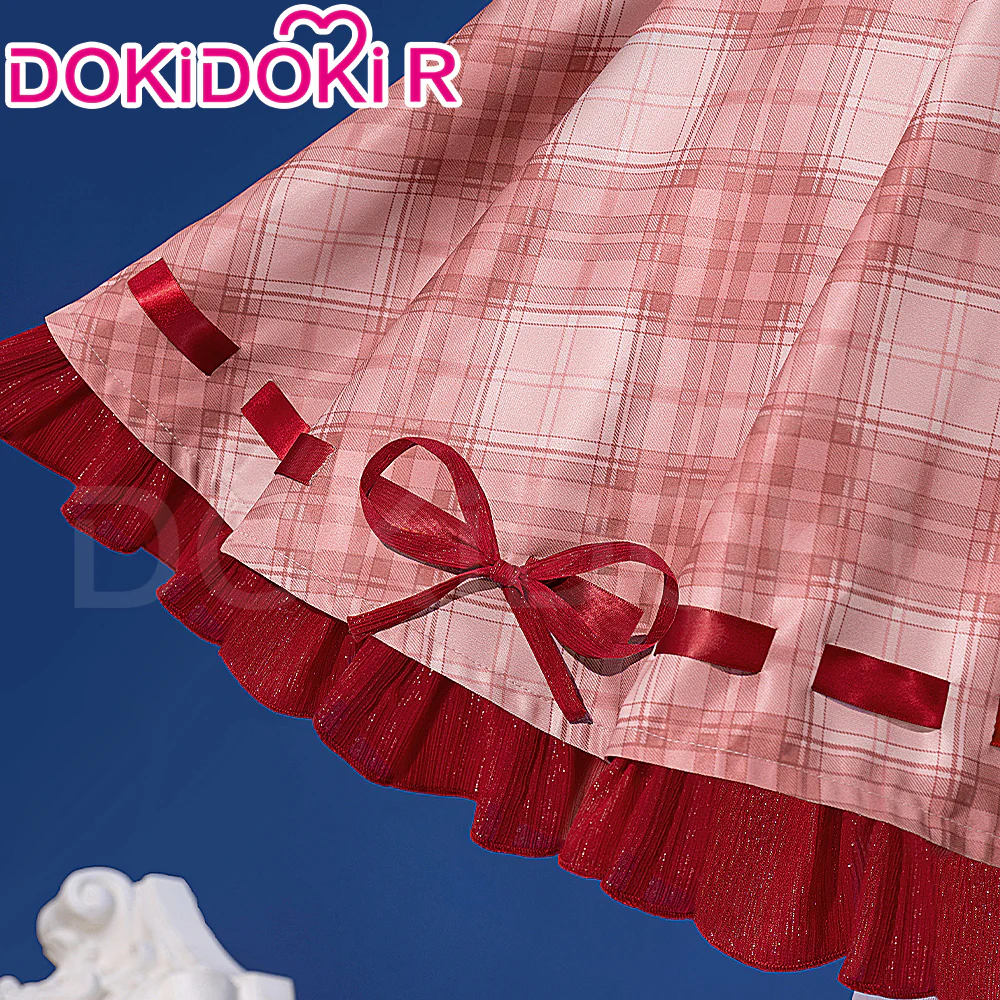 【In Stock】DokiDoki-R Game Genshin Impact Sangonomiya Kokomi x Akindo Sushiro Cosplay Costume - Image 4