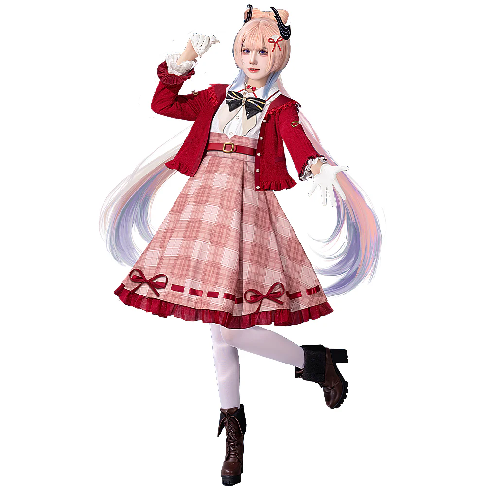 【In Stock】DokiDoki-R Game Genshin Impact Sangonomiya Kokomi x Akindo Sushiro Cosplay Costume - Image 6
