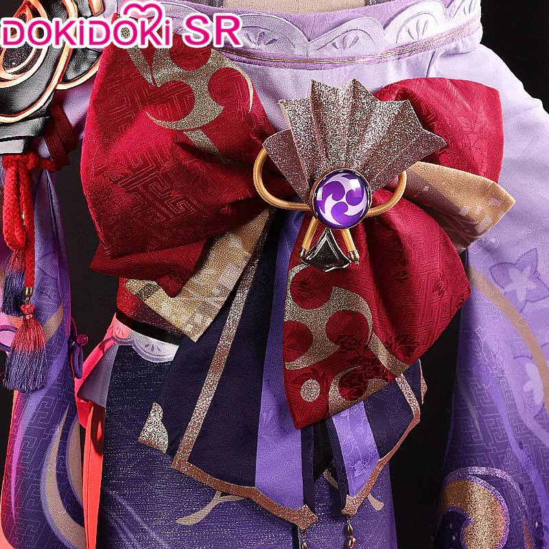【Ready For Ship】【Size S-2XL】DokiDoki-SR Game Genshin Impact  Raiden Shogun  Cosplay Costume Baal / Shoes - Image 4