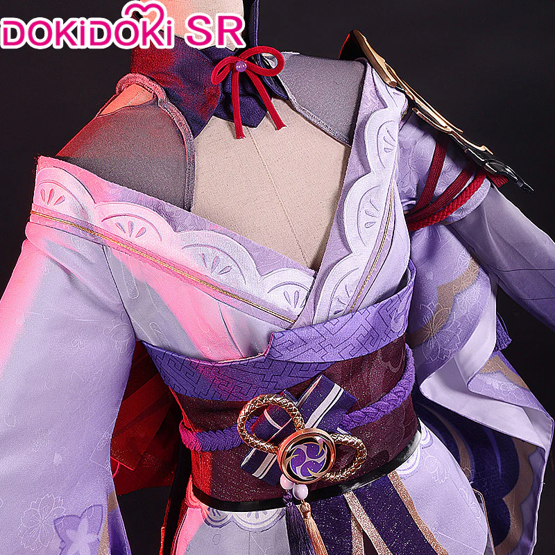 【Ready For Ship】【Size S-2XL】DokiDoki-SR Game Genshin Impact  Raiden Shogun  Cosplay Costume Baal / Shoes - Image 5