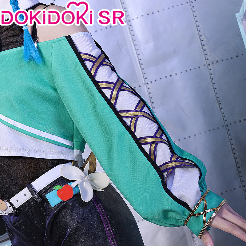 DokiDoki-SR Game Genshin Impact Venti Cosplay Doujin Costume Birthday Band Cosplay Casual - Image 3