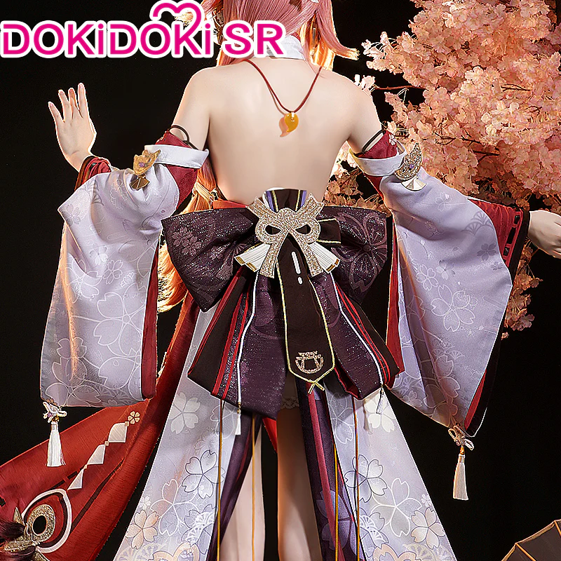 【Ready For Ship】DokiDoki-SR Game Genshin Impact Yae Miko Cosplay Costume / Shoes - Image 3