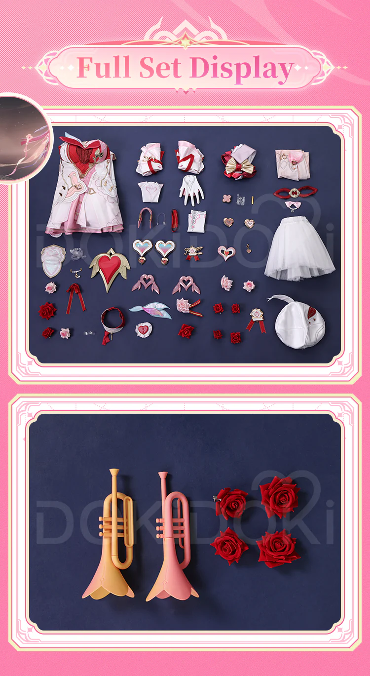 DokiDoki-SR Game Honkai Impact 3rd Cosplay Elysia Costume Messenger of Love New Battle Suit - Image 6