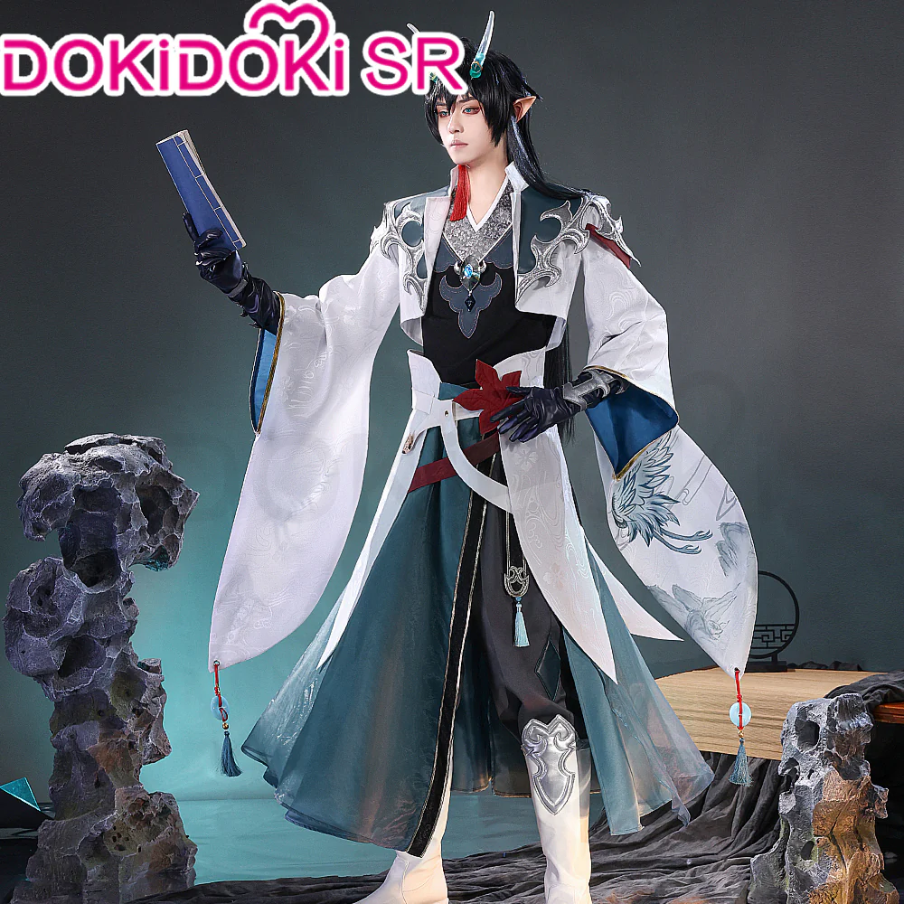 DokiDoki-SR Game Honkai: Star Rail Cosplay Dan Feng Imbibitor Lunae Cosplay Costume / Shoes Danfeng Danheng - Image 2