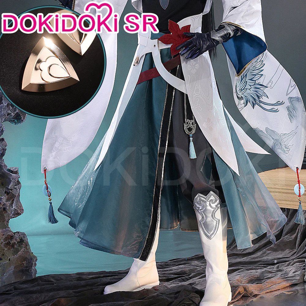 DokiDoki-SR Game Honkai: Star Rail Cosplay Dan Feng Imbibitor Lunae Cosplay Costume / Shoes Danfeng Danheng - Image 7